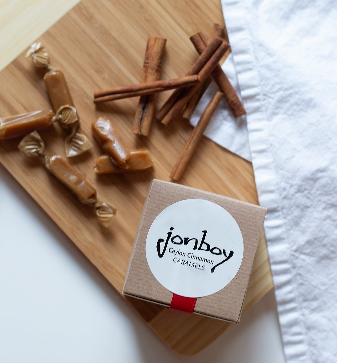 Free shipping until the end of February! Jonboy Caramels