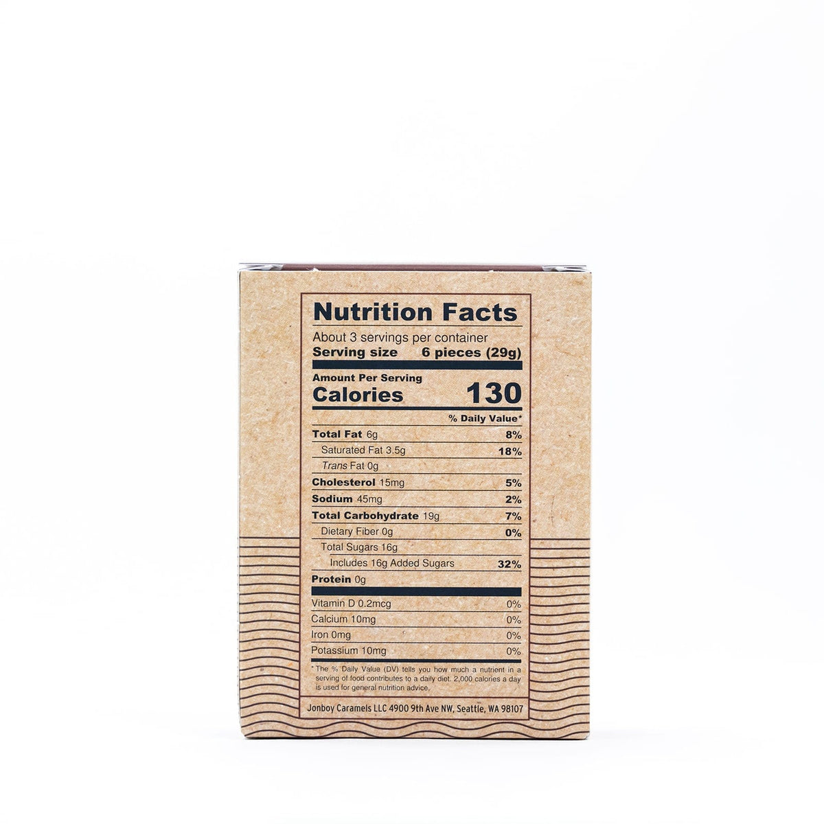 Espresso Caramels 3.2 oz. box Jonboy Caramels