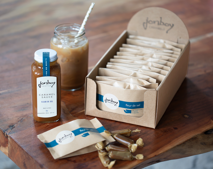Jonboy Caramels available online and at Seattle Area grocery stores!